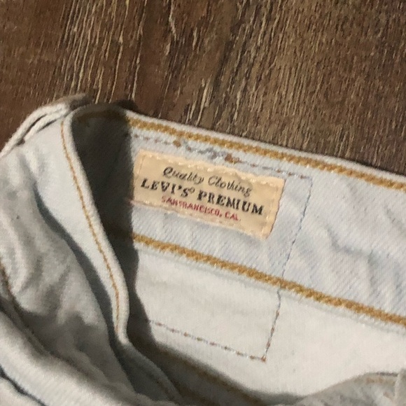 Levi's Jeans Women's 27 Wedgie Straight Leg Button Fly Big E Premium Denim - Picture 3 of 9